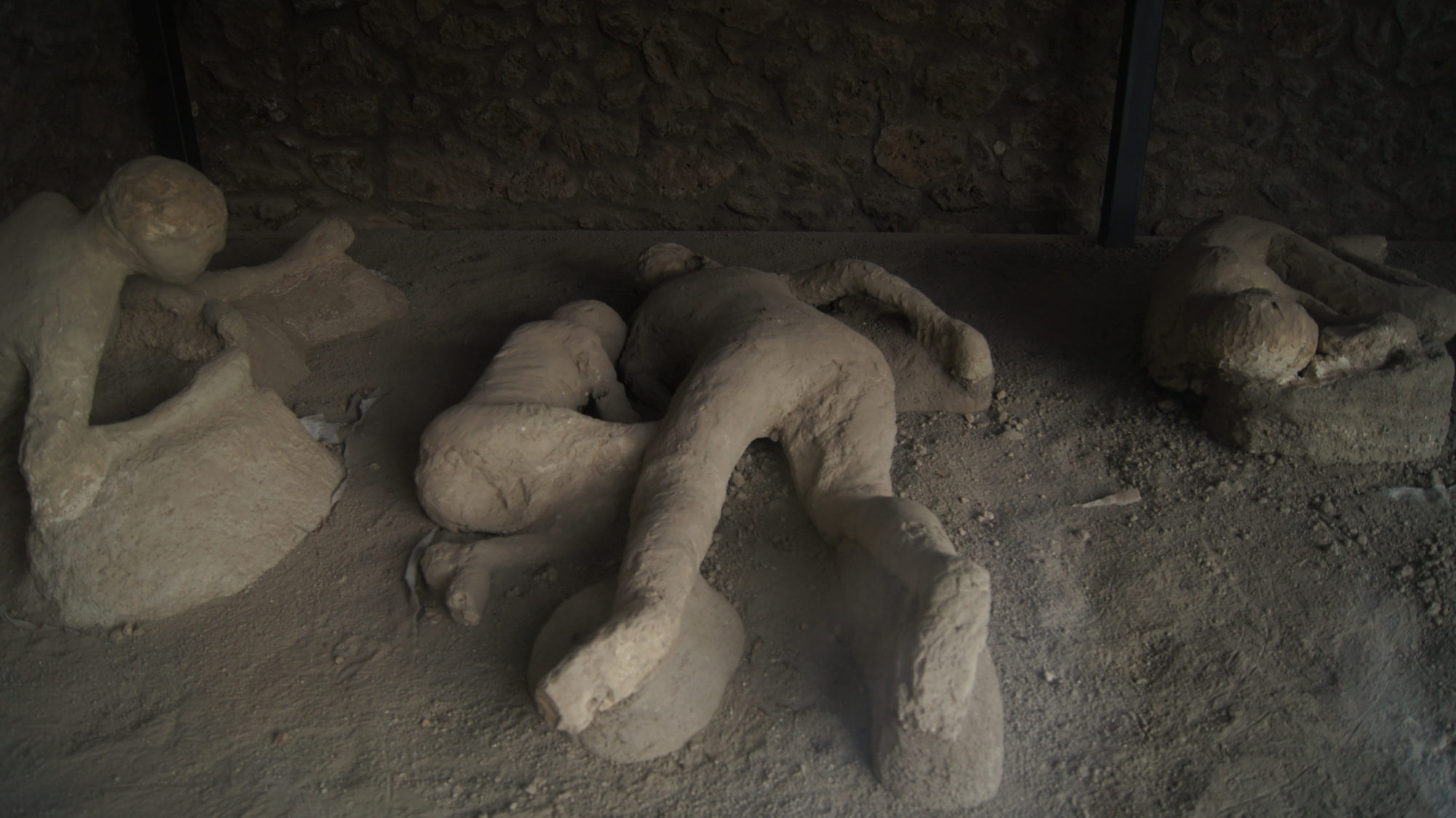 Plaster Citizens of Pompeii
